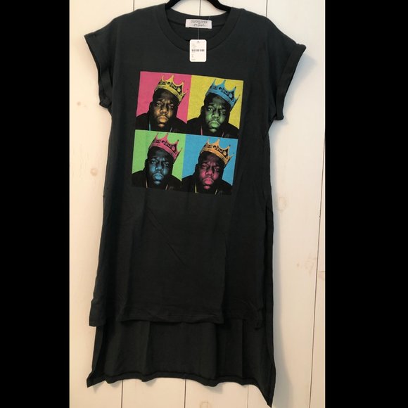 Daydreamer Tops - Daydreamer Free People Biggie Pop Art HiLo NWT SzS